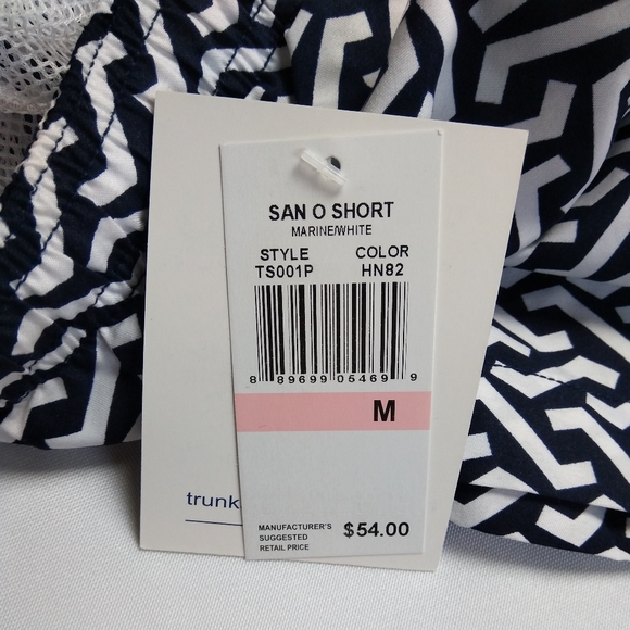 Trunks Surf & Swim Mesh Linned Pockets Draw String - Picture 6 of 7